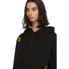 Perks and Mini SSENSE Exclusive Black Embroidered Hoodie