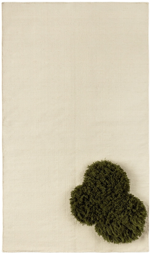 Photo: Mush Studios Beige & Green Small Echo Rug