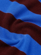Paul Smith - Striped Wool and Cotton-Blend Sweater - Blue