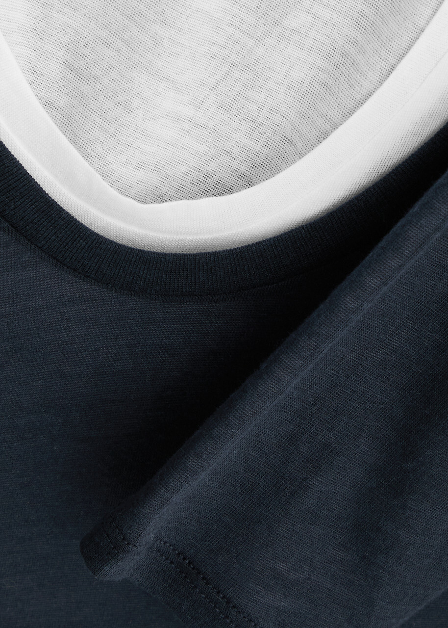 Dorothee Schumacher Layer Love Jersey top Navy