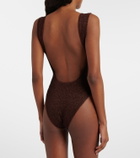 Oséree Lumière ring-detail swimsuit