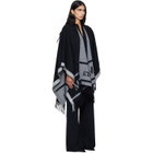 Max Mara Black Hildestole Scarf