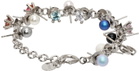 D'heygere Silver Cascade Bracelet