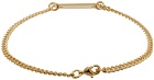 IN GOLD WE TRUST PARIS Gold Price Tag Bracelet