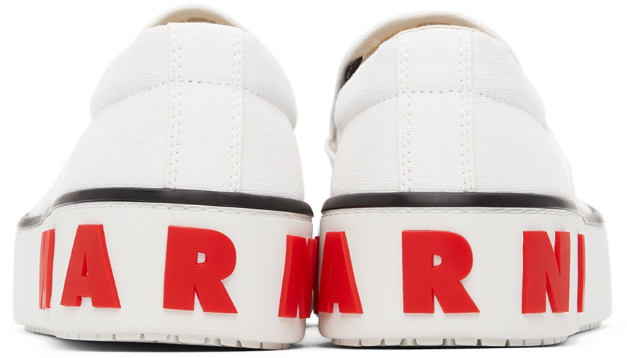 スニーカー Marni Sneakers & Slip-On White Marni White Canvas Slip-on Sneakers Marni
