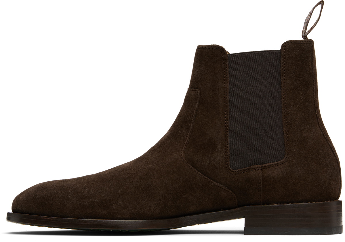 Paul Smith Brown Suede Lawson Chelsea Boots