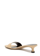 The Row Combo 40 Leather Sandals Cream
