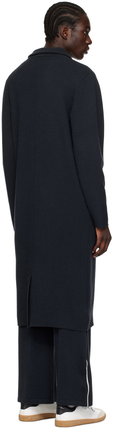 LISA YANG Navy 'The Leone' Coat
