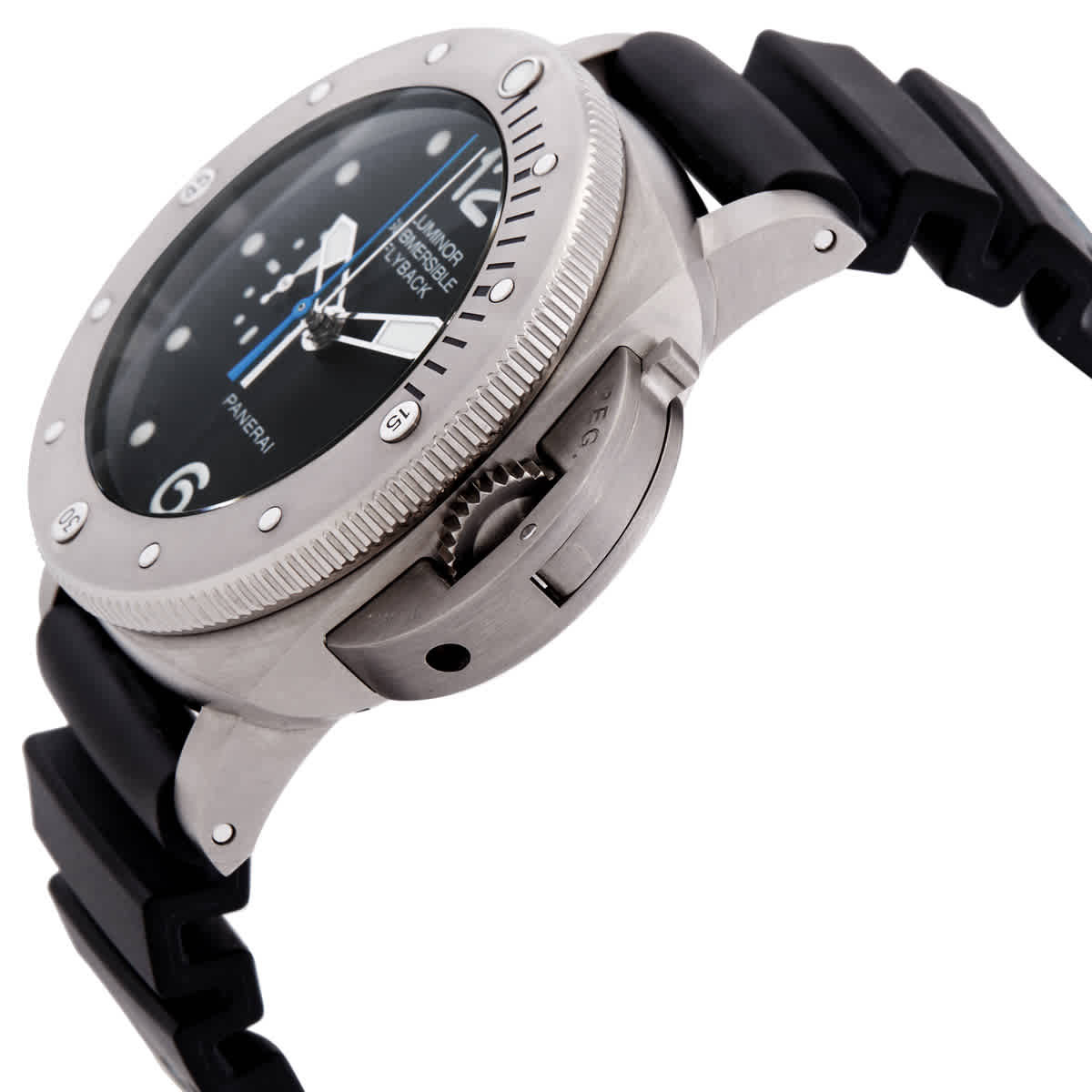 Panerai Luminor Submersible 1950 Chronograph Automatic Black Dial Mens Watch PAM00614