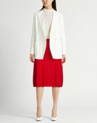 Drumohr Womens Midi skirt in Red