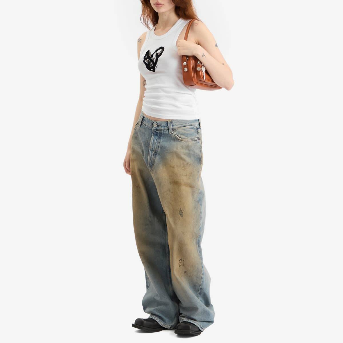 Acne Studios Women's Sleeveless T-Shirt in Optic White