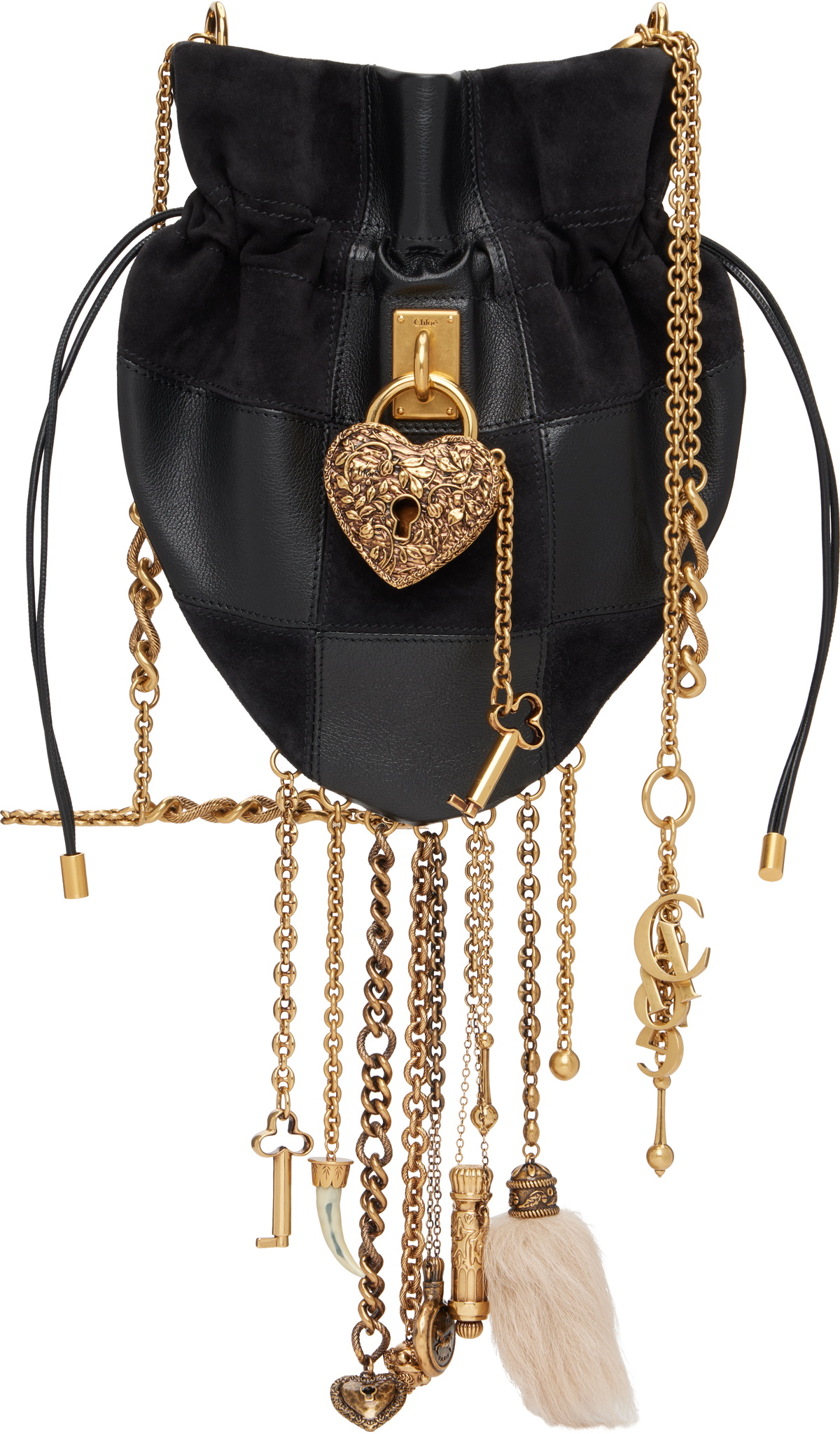 Chloé Black Château Treasures Crossbody Bag