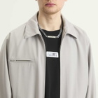 MM6 Maison Margiela Men's ID Tag Curb Necklace in Brunito 