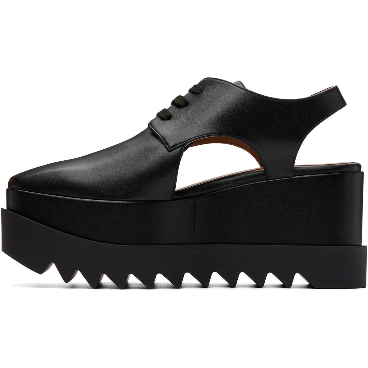 Stella McCartney Black Elyse Slingback Derbys