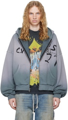 Rivington Roi Rebis Gray Inri Zip Hoodie