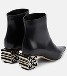 Loewe Anagram leather ankle boots