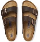 Birkenstock - Arizona Oiled-Nubuck Sandals - Dark brown