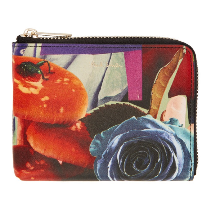 Photo: Paul Smith Multicolor Rose Collage Wallet