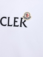 MONCLER Flocked Logo Cotton T-shirt