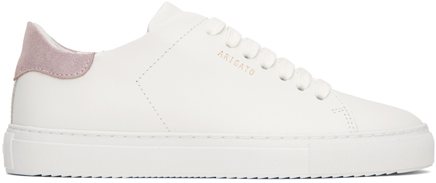 Axel Arigato White Pink Clean 90 Sneakers Axel Arigato