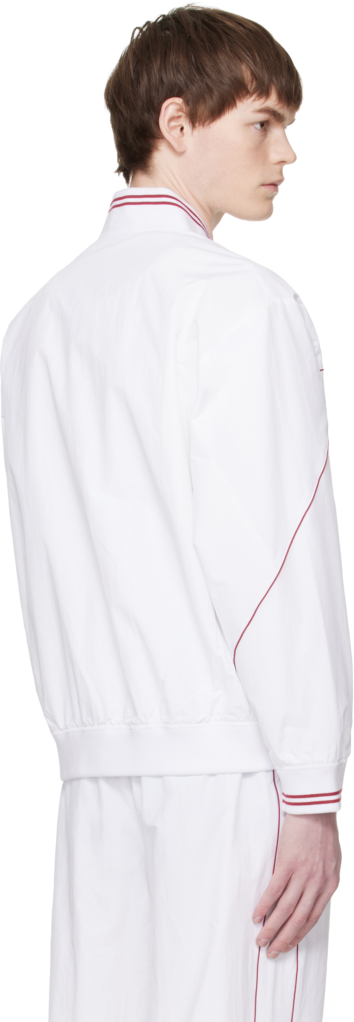 Lacoste White Top Tier Track Jacket