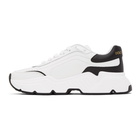 Dolce and Gabbana Black and White Daymaster Low Sneakers