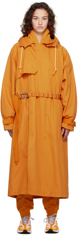 Photo: adidas x IVY PARK Orange Two-In-One Reversible Trench Coat