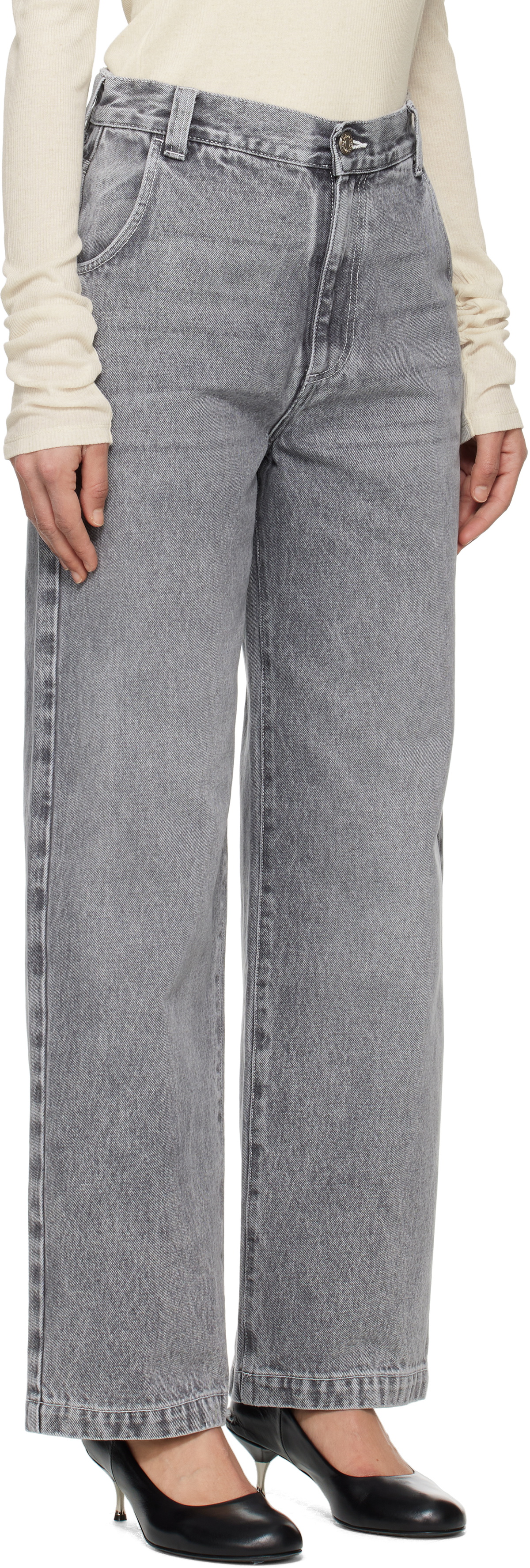 mfpen Gray Regular Jeans