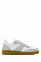 A.P.C. Two-tone Synthetic Leather Plain Sneakers
