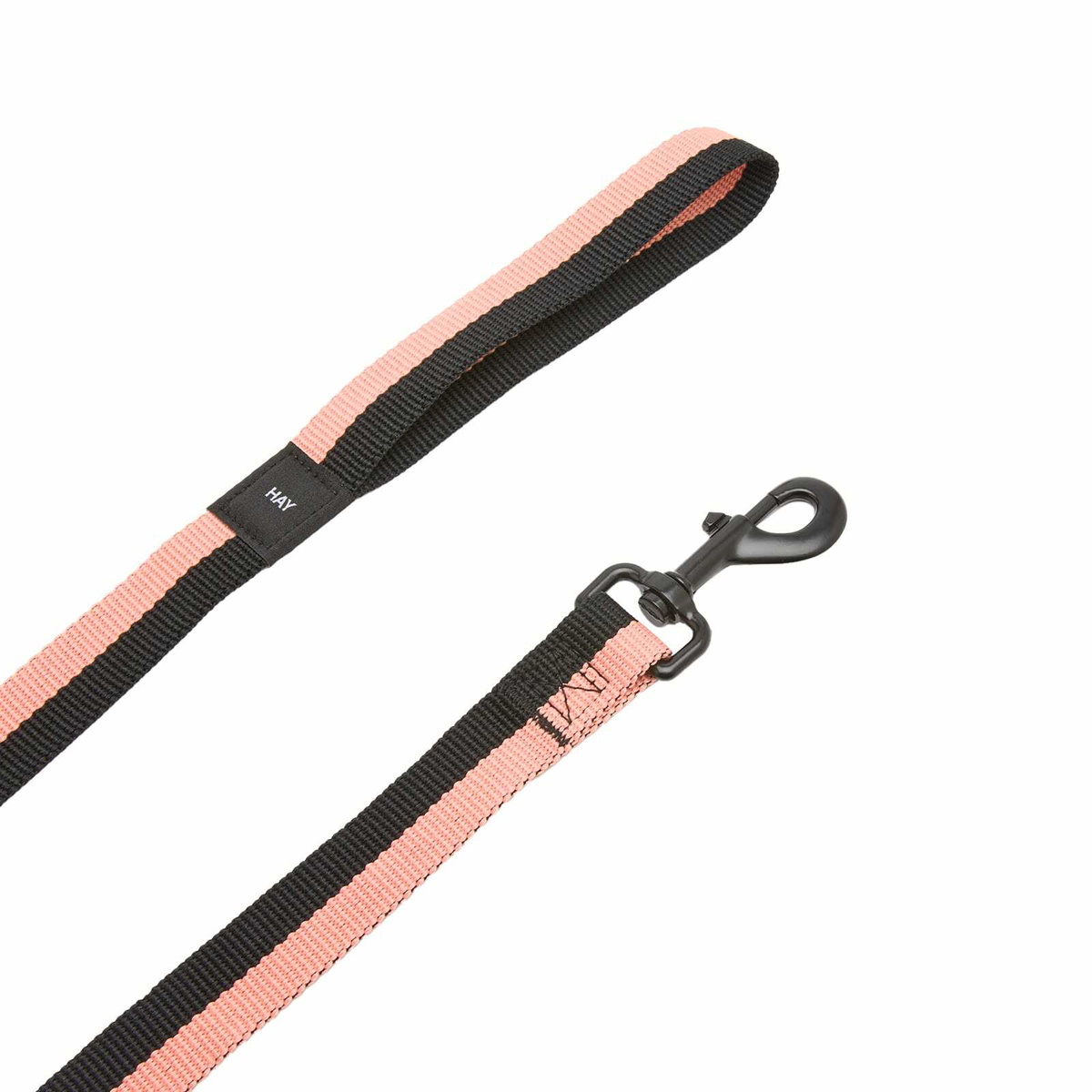 HAY Flat Dog Leash in Pink/Black 