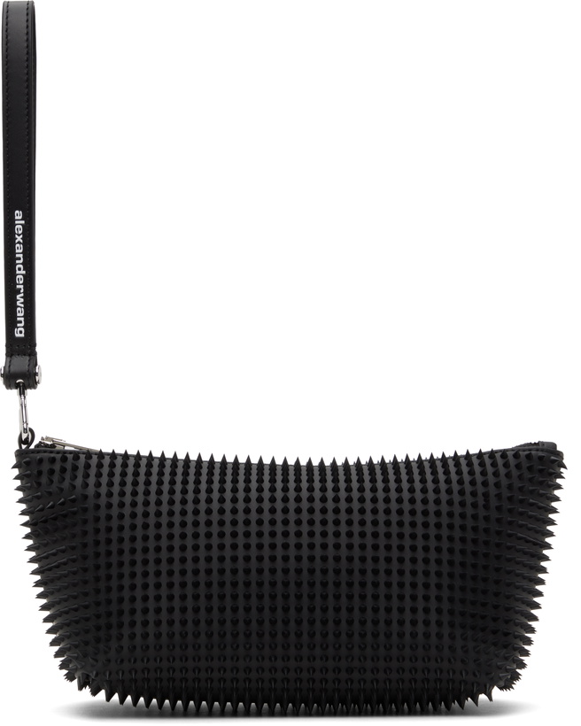 Photo: Alexander Wang Black Heiress Wristlet Zip Pouch