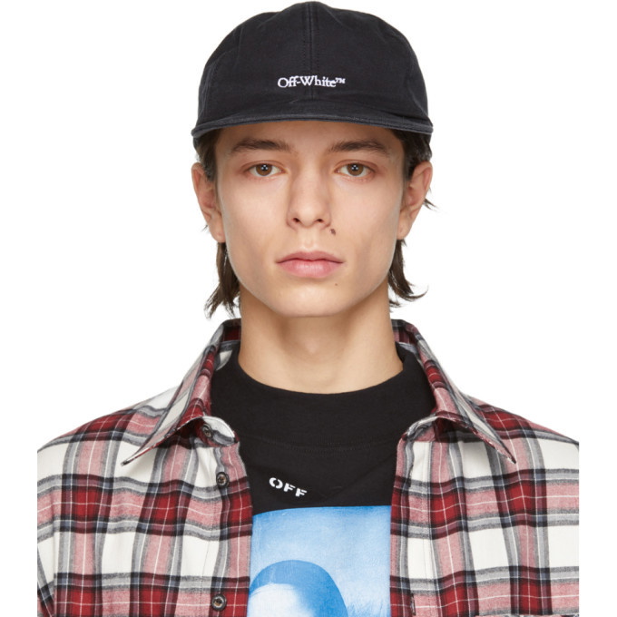 Photo: Off-White Black Bookish Baseball Cap