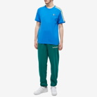 Adidas Men's 3 Stripe 'Italy' Tee​ in Bright Royal/Green