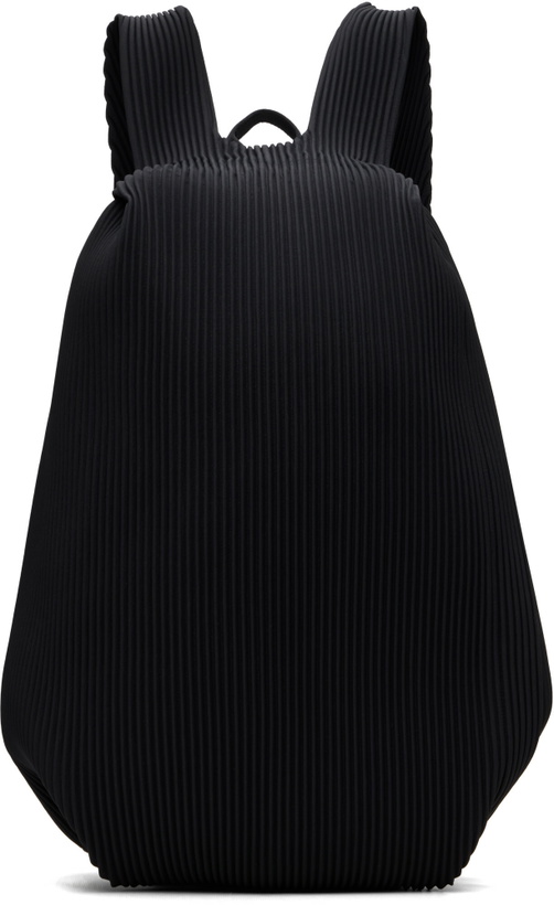 Photo: HOMME PLISSÉ ISSEY MIYAKE Black Pleats Backpack