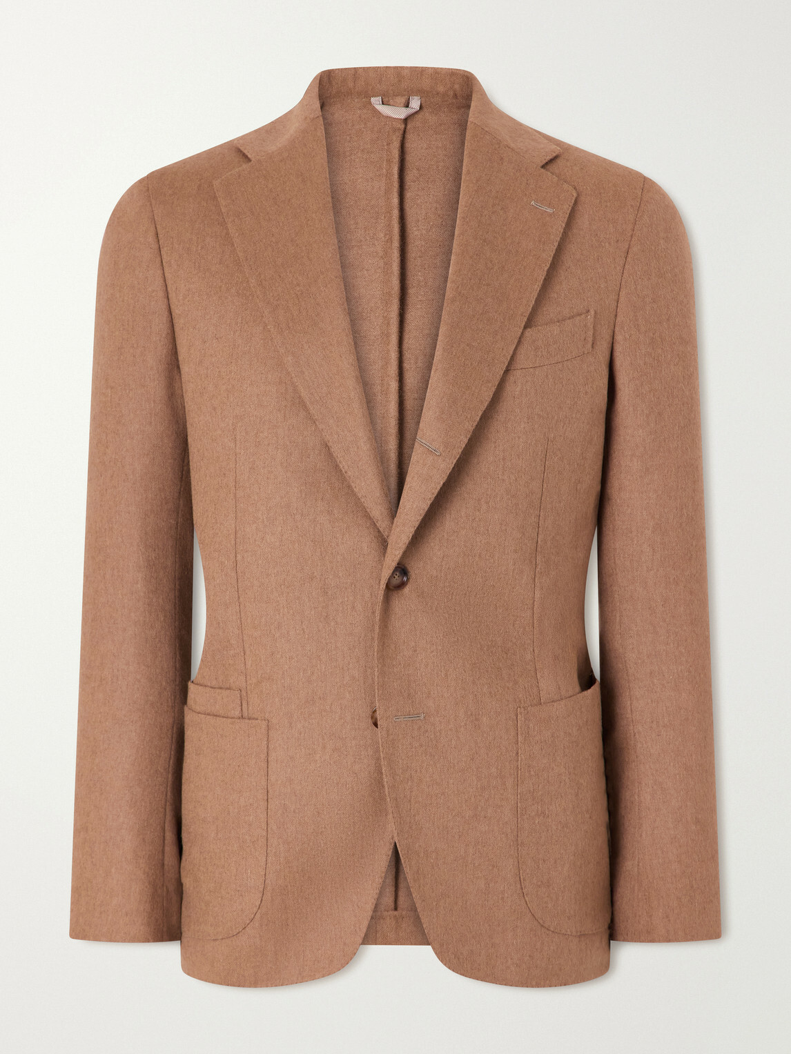 De Petrillo - Posillipo Brushed Camel Hair Blazer - Neutrals