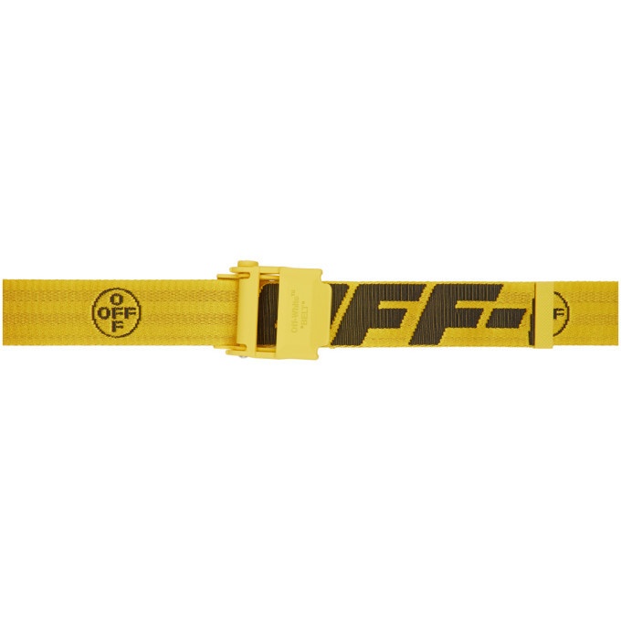 Photo: Off-White Yellow 2.0 Industrial Belt