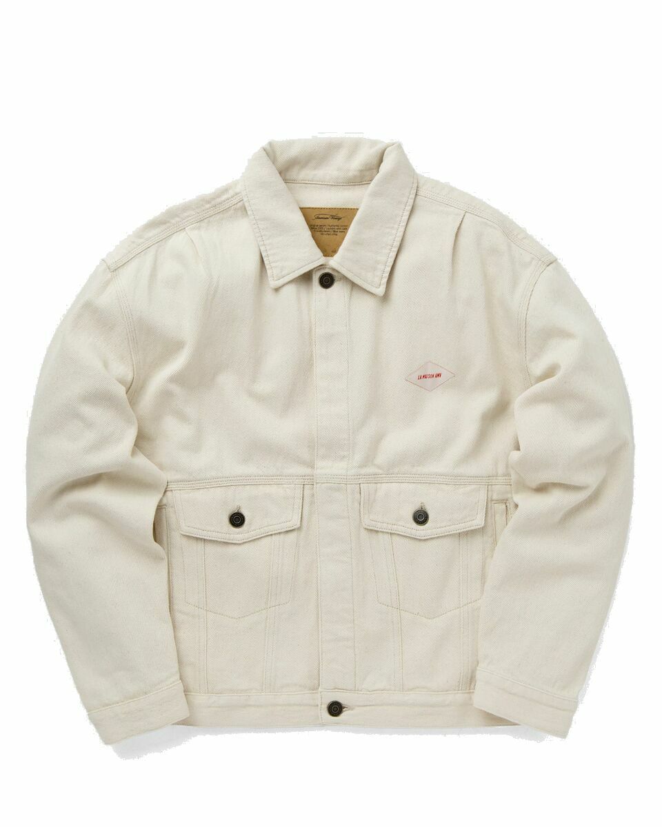 Photo: American Vintage Tineborow Beige - Womens - Denim Jackets