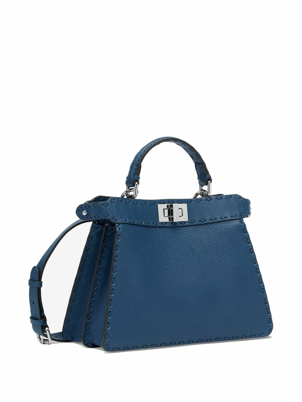 ショルダーバッグ・ポシェット Fendi Peekaboo Iseeu Small Leather Shoulder Bag Peekaboo ISeeU Small Cuoio Romano leather Black | Fendi