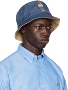 Polo Ralph Lauren Blue Polo Bear Bucket Hat