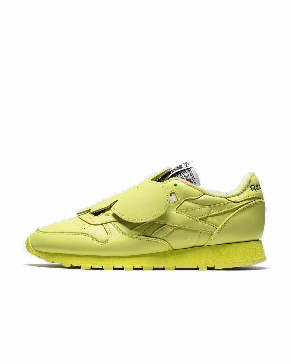 Photo: Reebok Eames Classic Leather Yellow - Mens - Lowtop