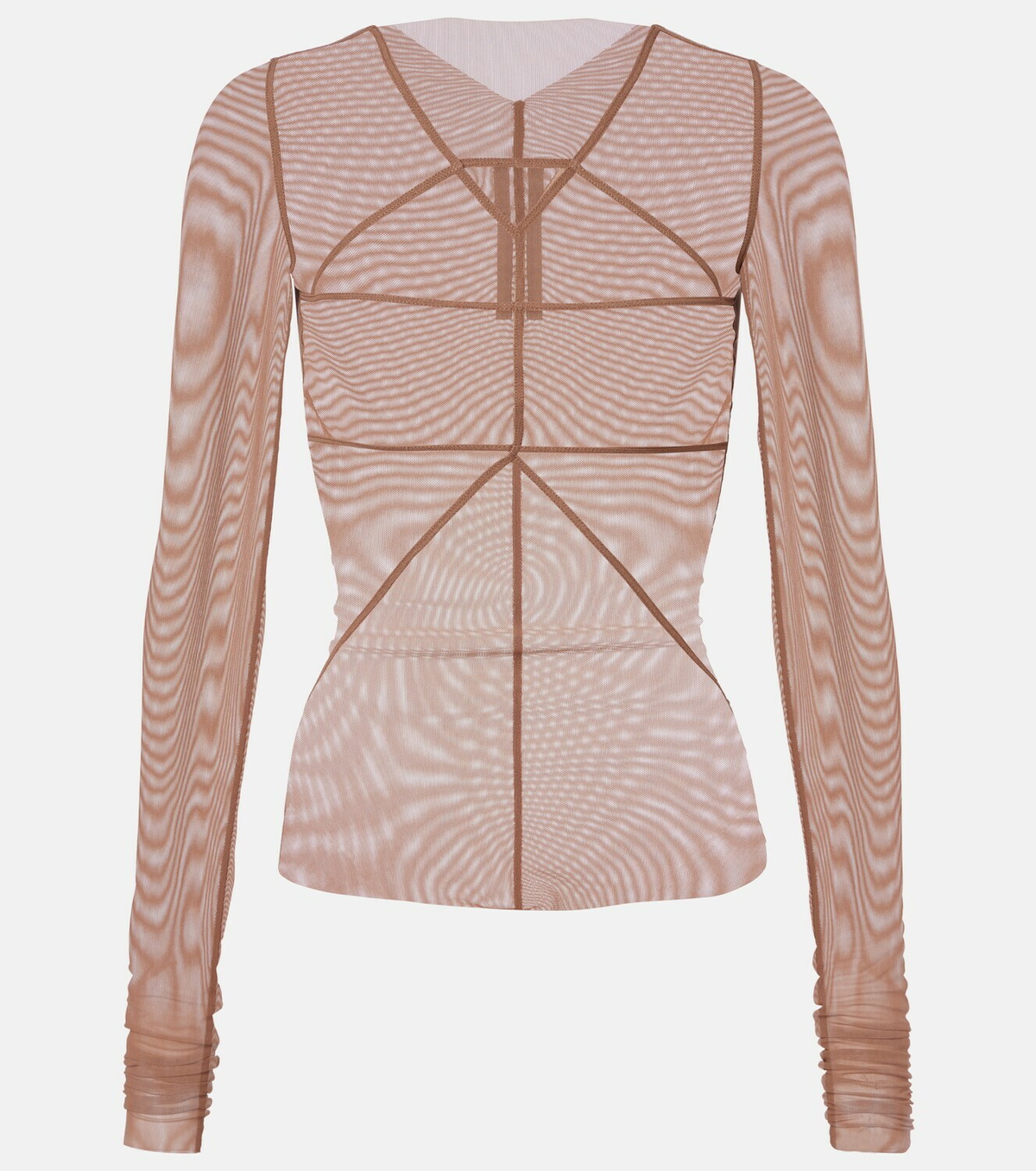 Rick Owens Temple sheer tulle top