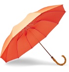 London Undercover - Bamboo-Handle Umbrella - Orange