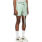 Fear of God Green Iridescent Military Training Shorts