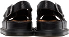 Dr. Martens Brown Fisherman Crocodile Analine Leather Sandals