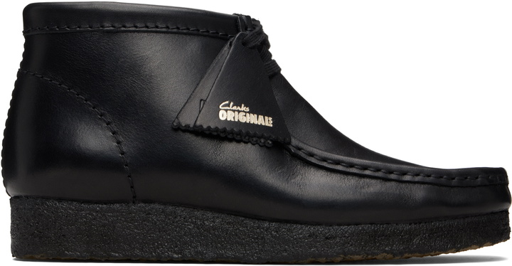 Photo: Clarks Originals Black Wallabee Desert Boots
