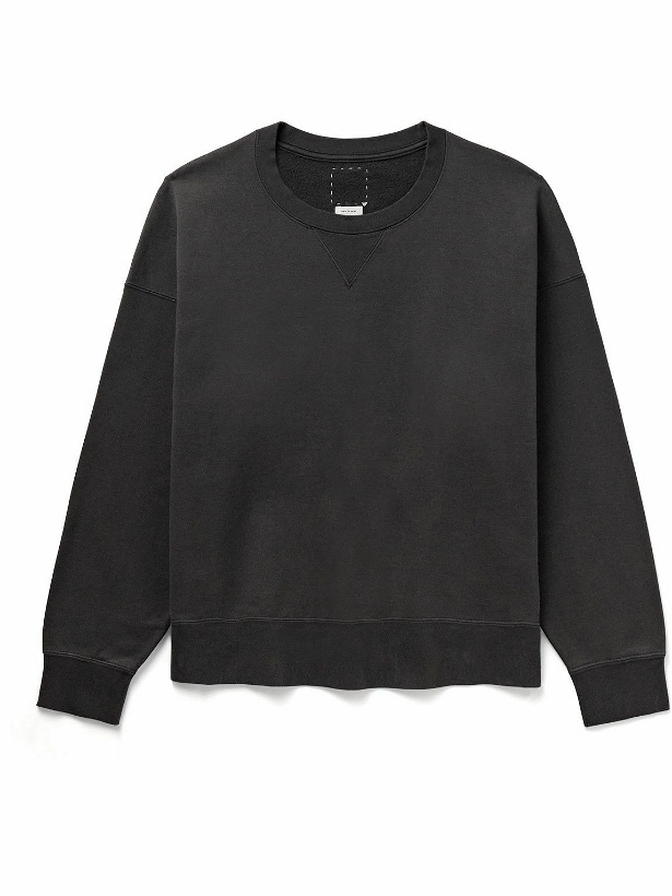 Photo: Visvim - Ultimate Jumbo SB Cotton-Jersey Sweatshirt - Black