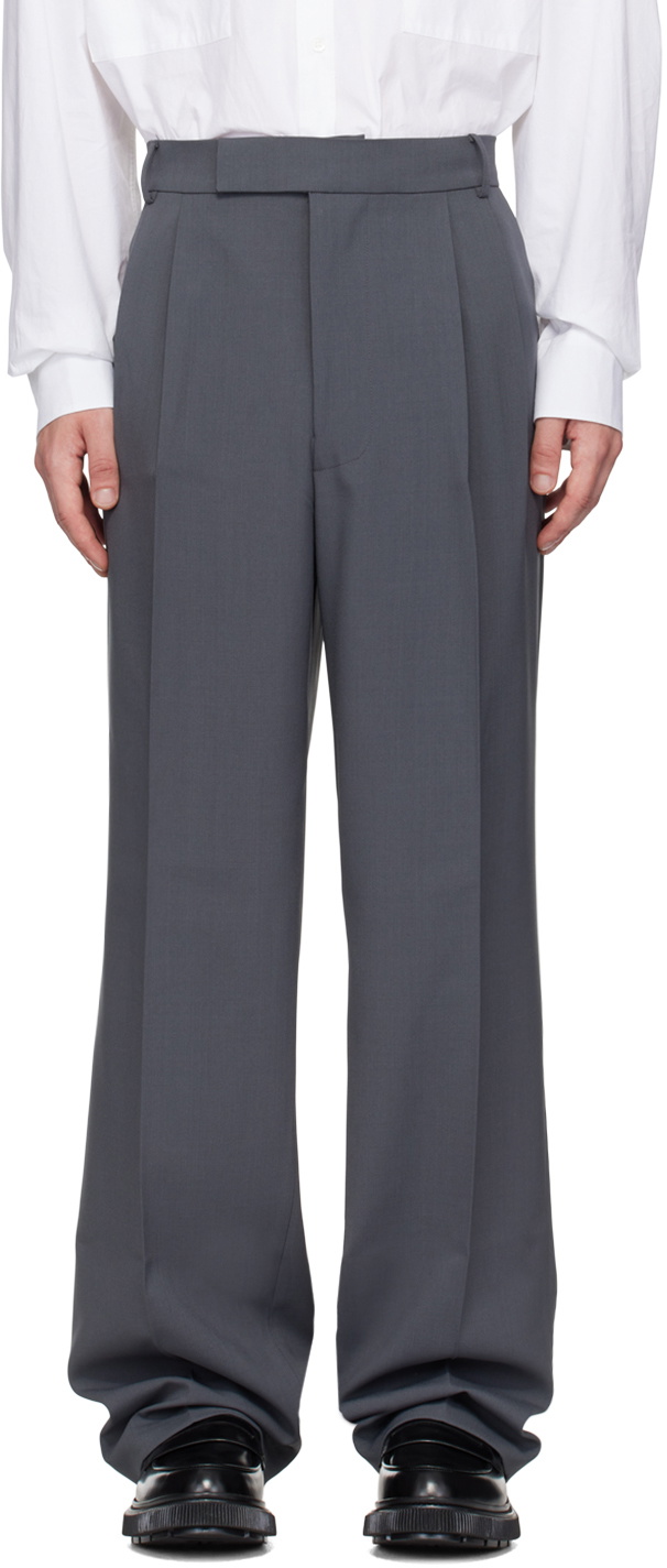 The Frankie Shop Gray Beo Trousers
