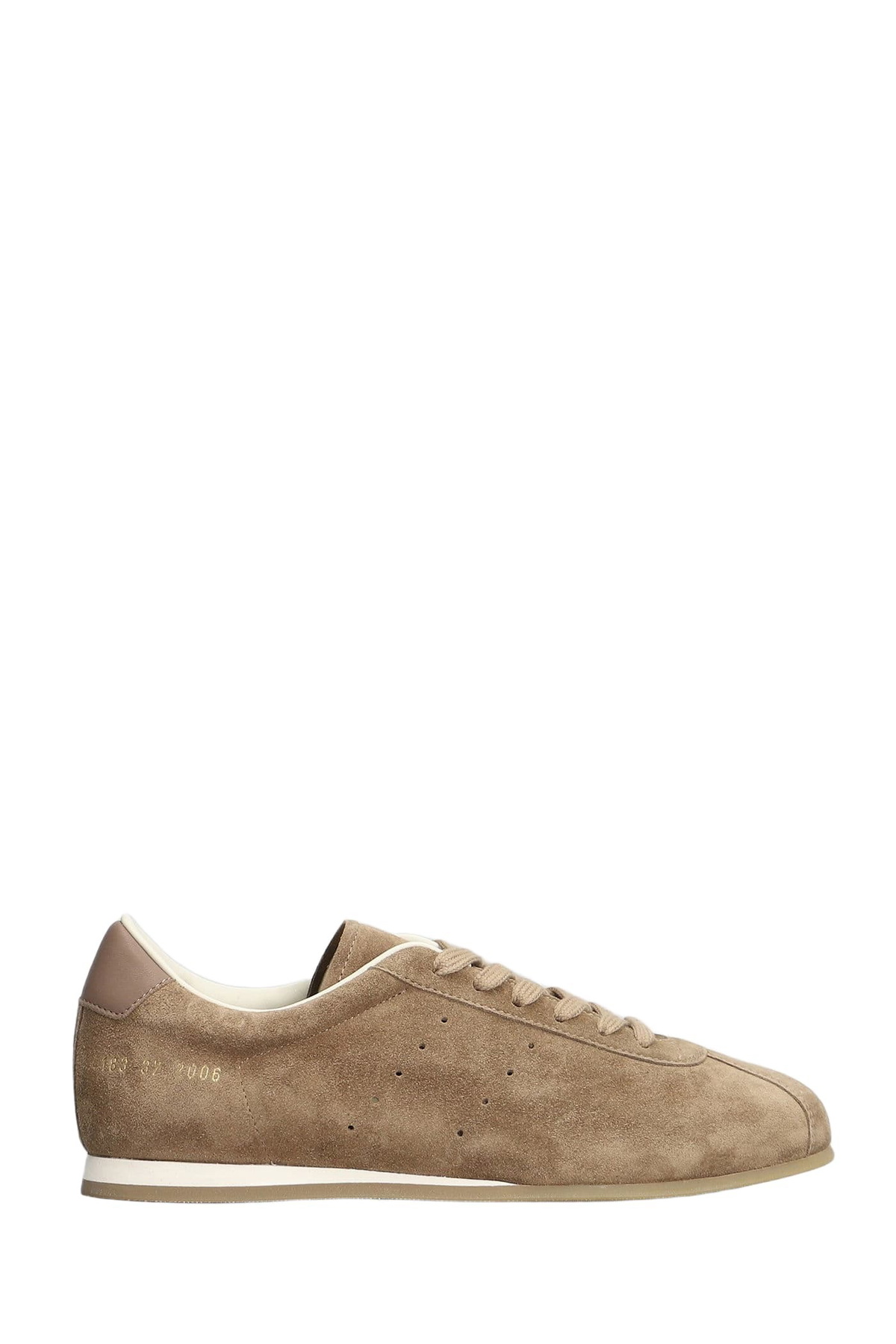 Common Projects Driving Shoe Sneakers In Taupe Suede