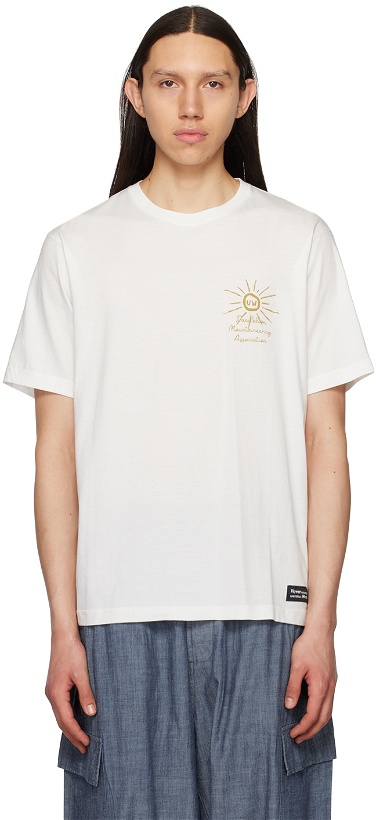 Photo: Universal Works White Flower Mountain Edition T-Shirt