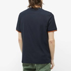 Fred Perry Authentic Men's Tipped Pique T-Shirt in Navy